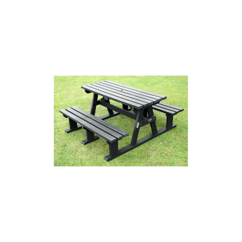 Recycled Plastic Walk-through Picnic Bench