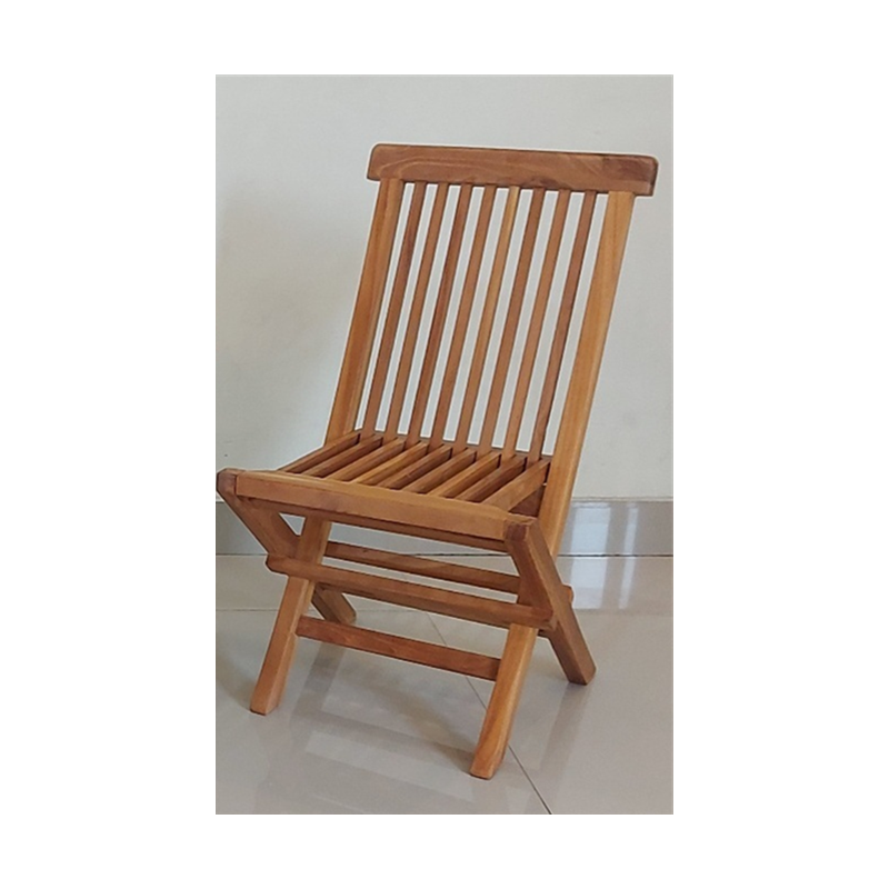 Children's Set of TWO Classic Teak Folding Chairs