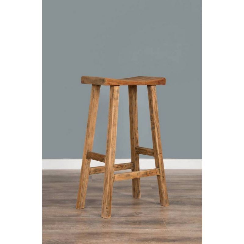 Reclaimed Teak Barstool