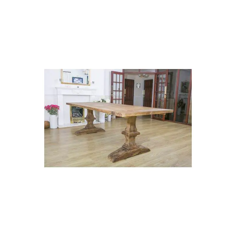 2.4m Reclaimed Teak Monastery Dining Table