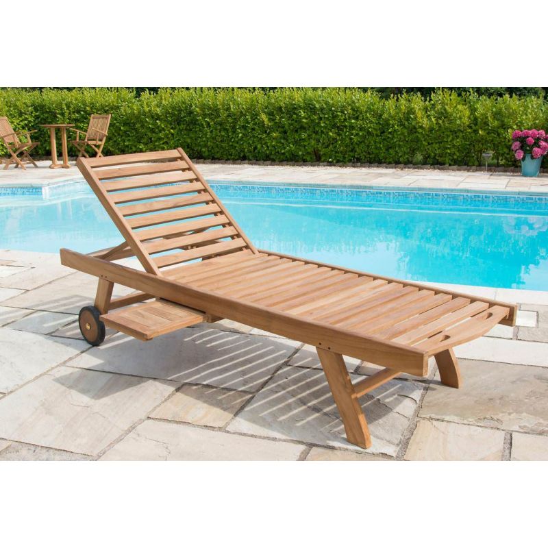 Richmond Teak Sun Lounger