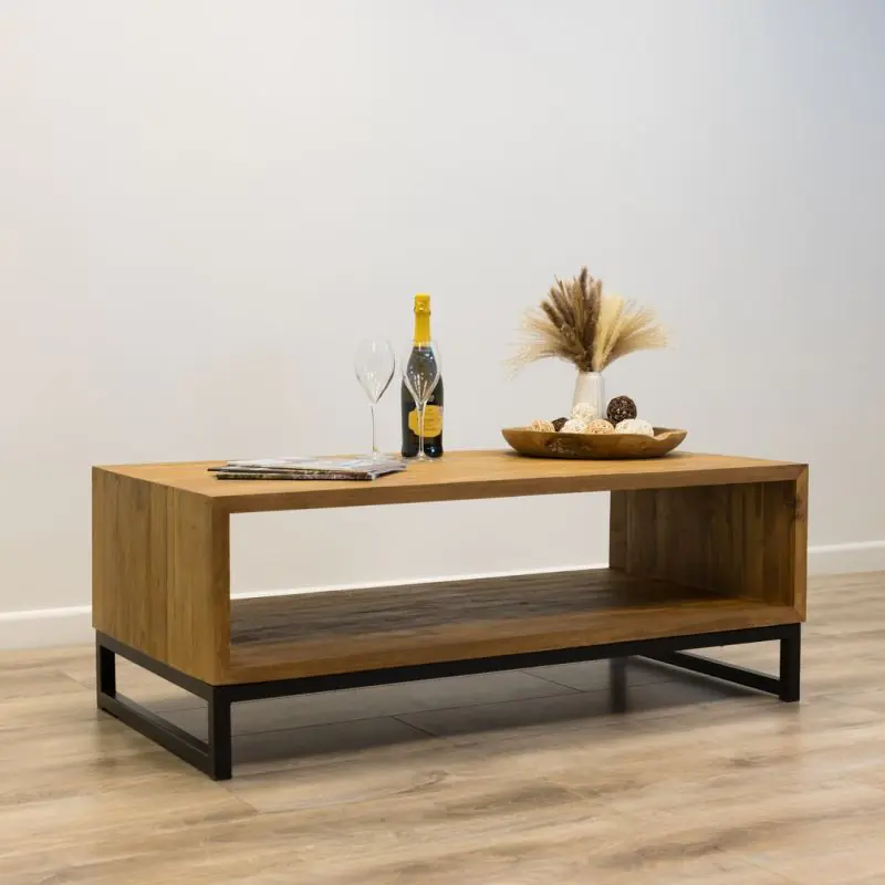 Reclaimed Teak Urban Fusion Open Coffee Table