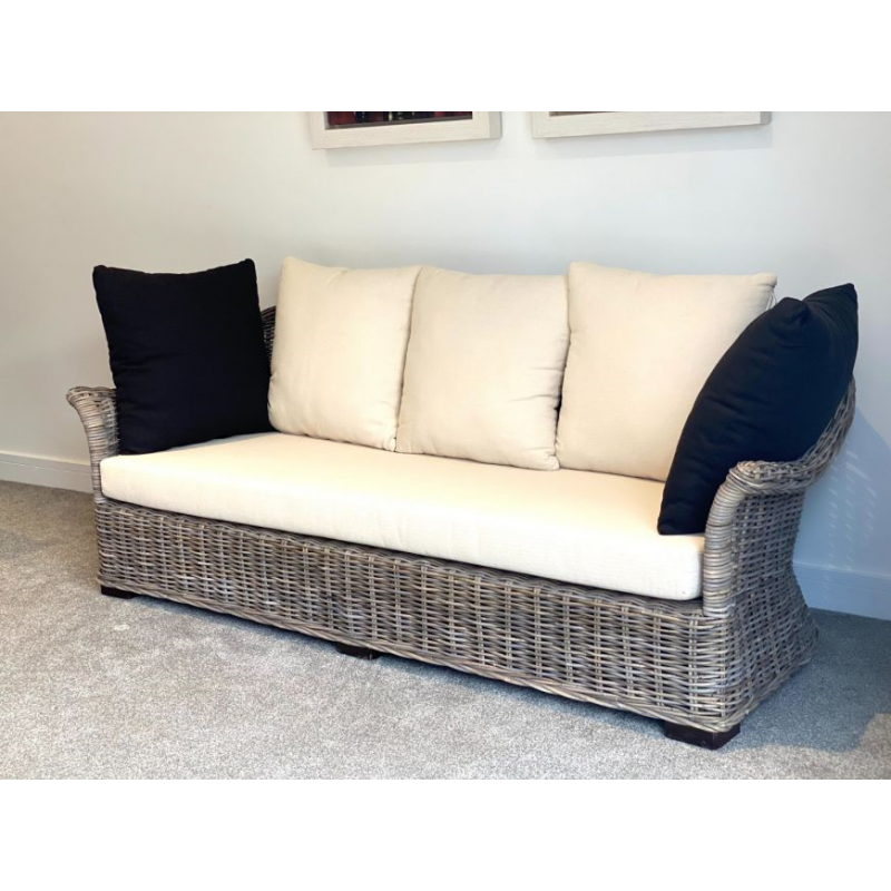 Riviera Natural Wicker Sofa