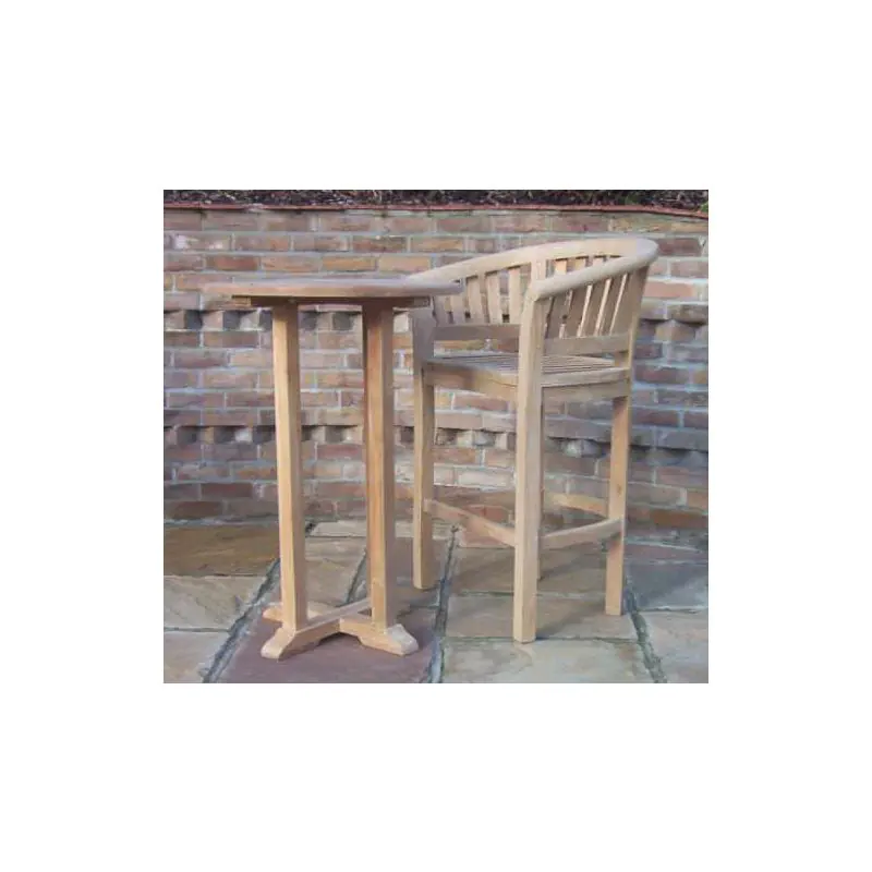70cm San Francisco Teak Bar Table