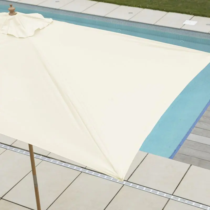 3m x 2m Rectangular Hardwood Parasol