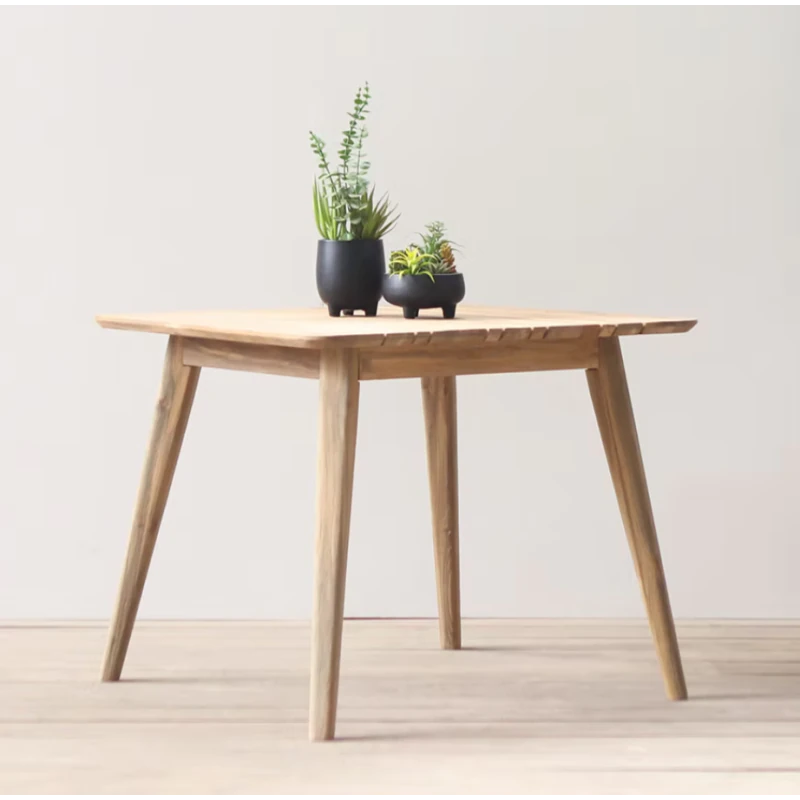 1m Reclaimed Teak Savannah Outdoor Dining Table
