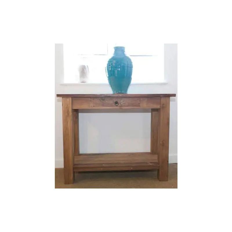 1m Reclaimed Teak Hall Table