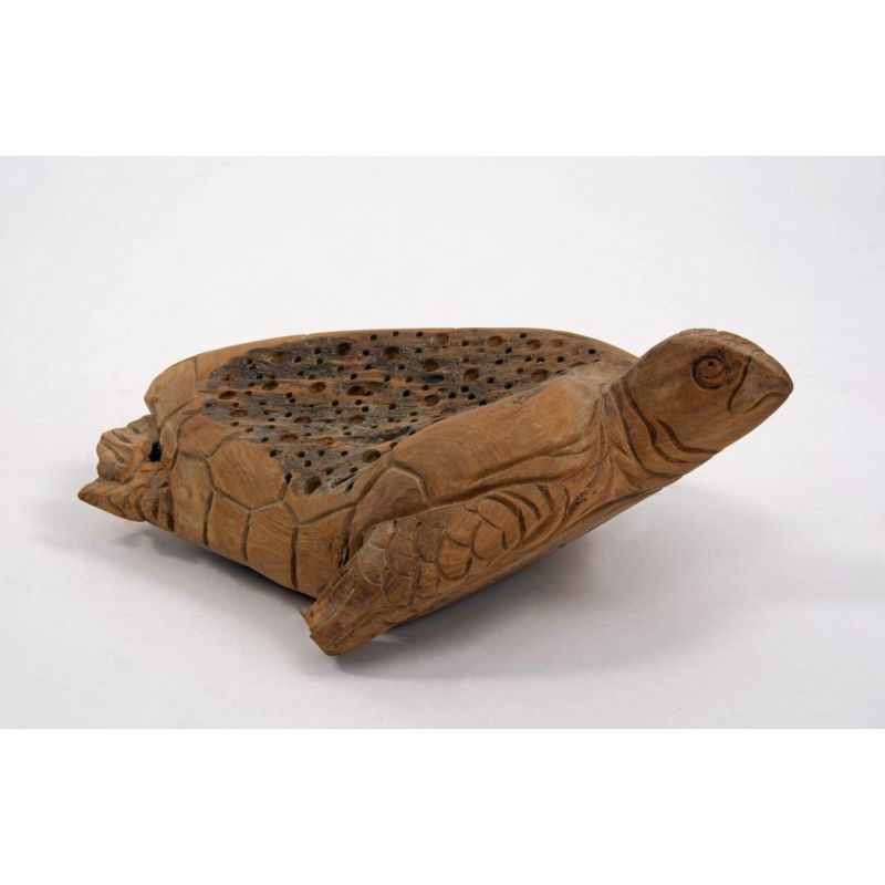 Reclaimed Teak Root Sculpture - Turtle