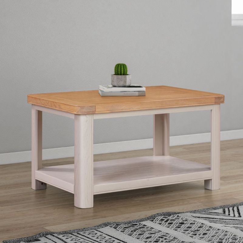 Eden Coffee Table with Shelf