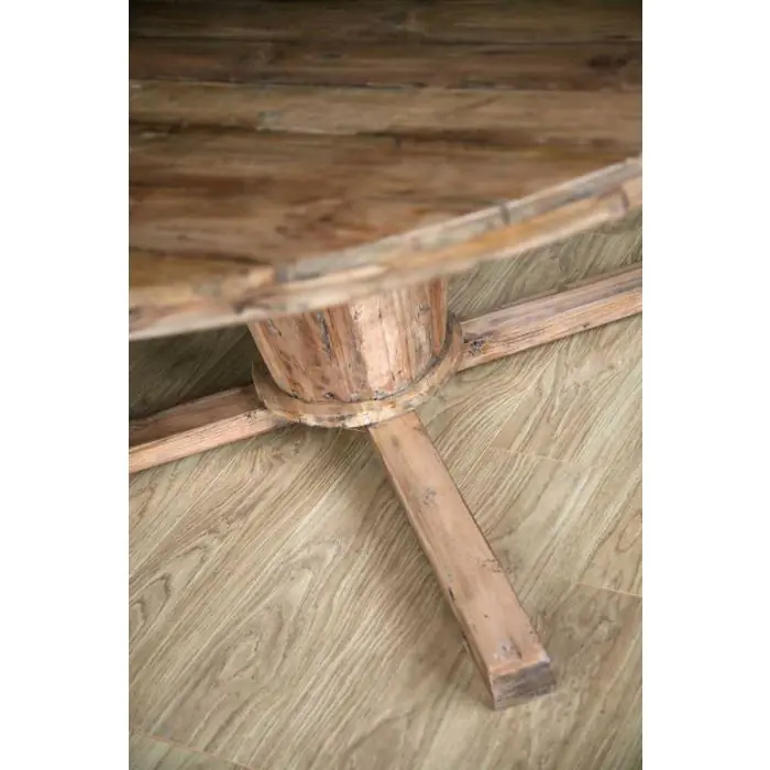1.8m Reclaimed Teak Character Dining Table with 8 Latifa Chairs - 8