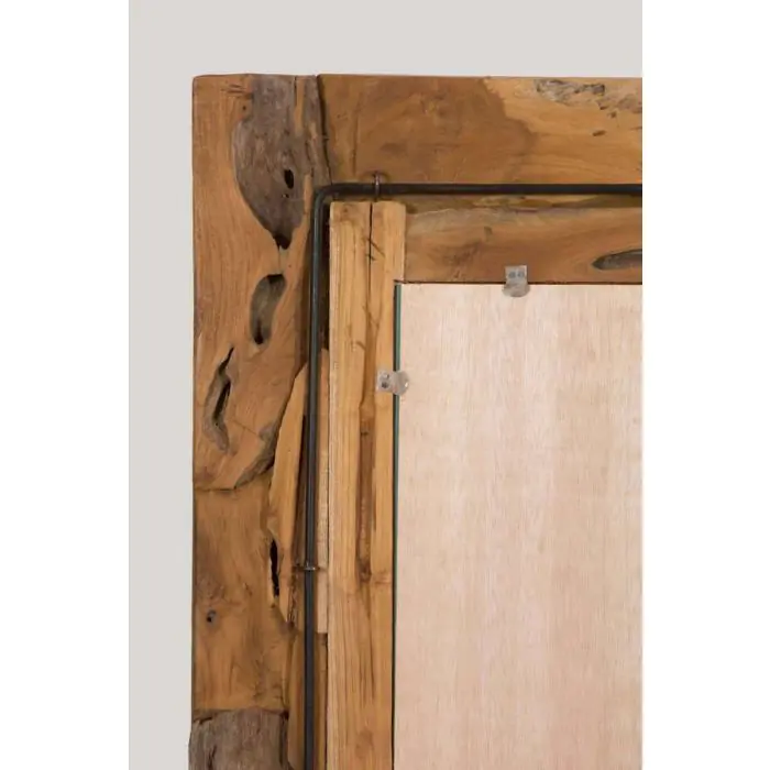 Reclaimed Teak Root Piece Square Mirror - 4 Sizes - 3