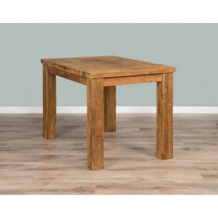 1.2m Reclaimed Teak Taplock Dining Table - 1