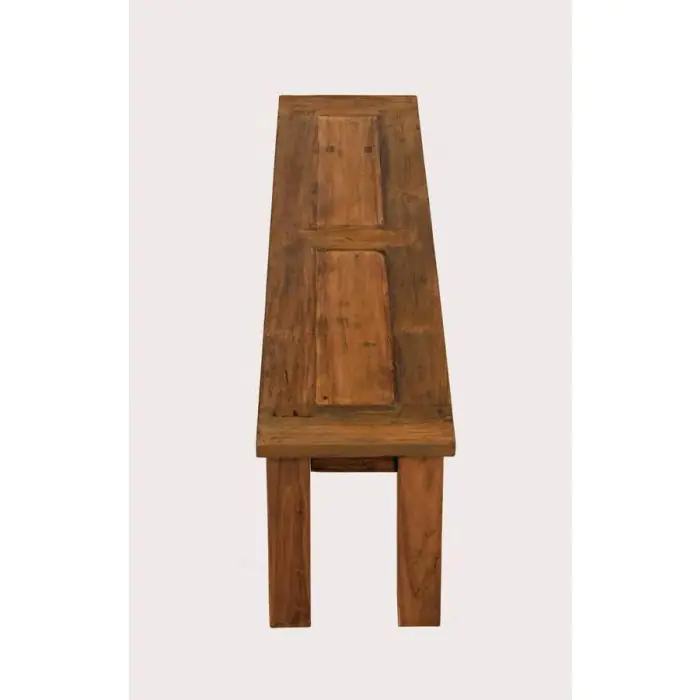 1.6m Reclaimed Teak Mexico Backless Bench - 4