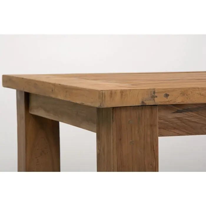 3m Reclaimed Teak Mexico Dining Table with 10 Donna Chairs  - 12