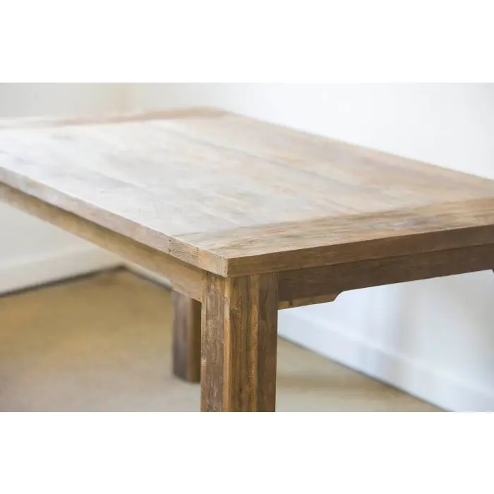 1.6m Reclaimed Teak Taplock Dining Table with 6 Donna Chairs - 5