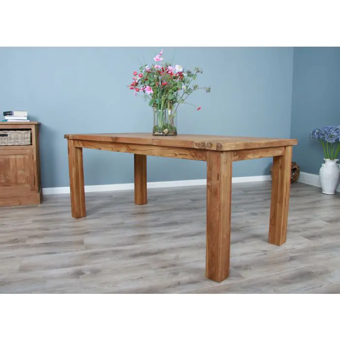 1.8m Reclaimed Teak Taplock Dining Table - 1