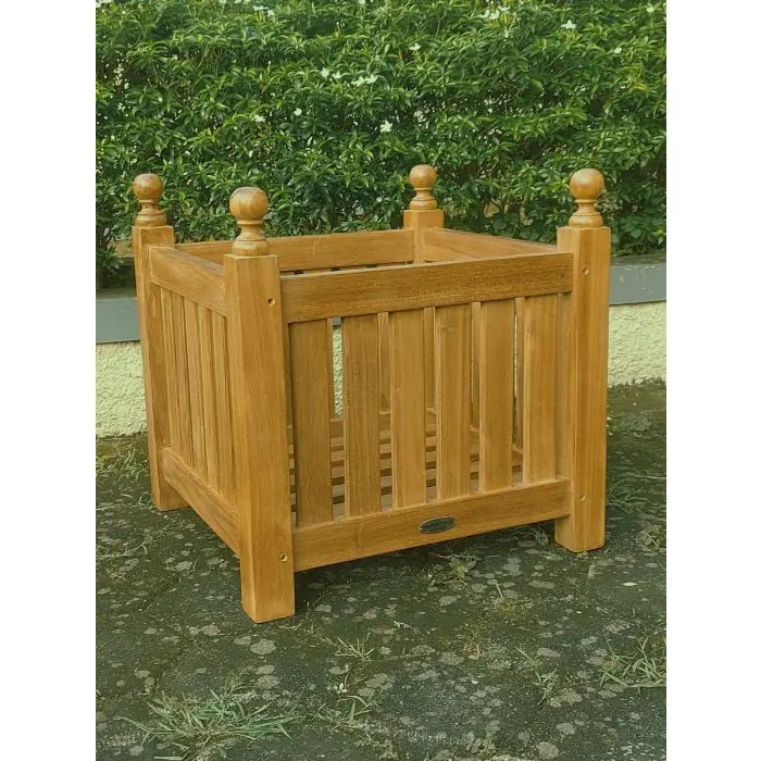Medium Teak Garden Planter - 2