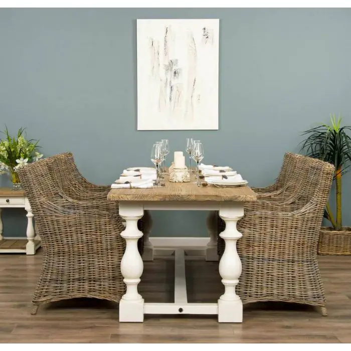 2.4m Ellena Dining Table with 6 Donna Chairs - 1