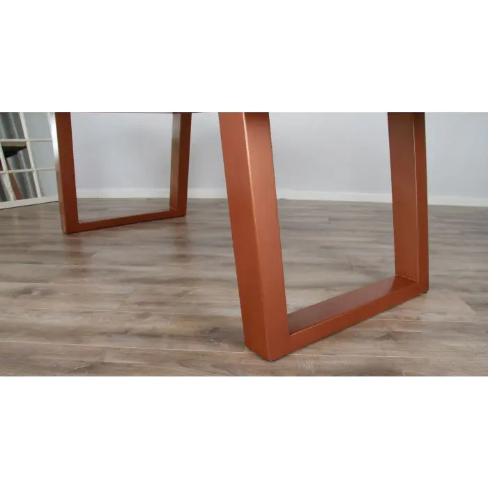 2.4m Industrial Chic Cubex Dining Table with Black Legs & 6 Urban Fusion Chairs   - 13