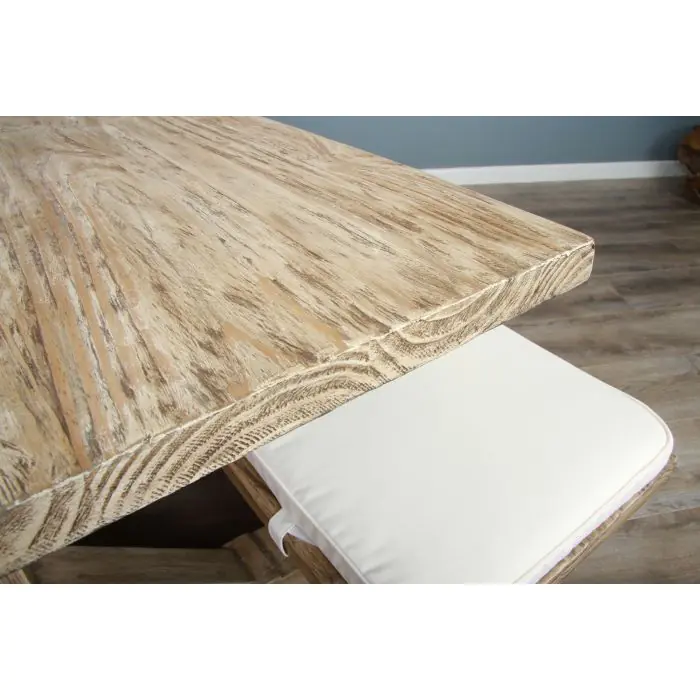 2.4m Farmhouse Cross Dining Table - 12