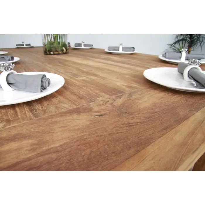 3m Reclaimed Teak Taplock Dining Table - 4