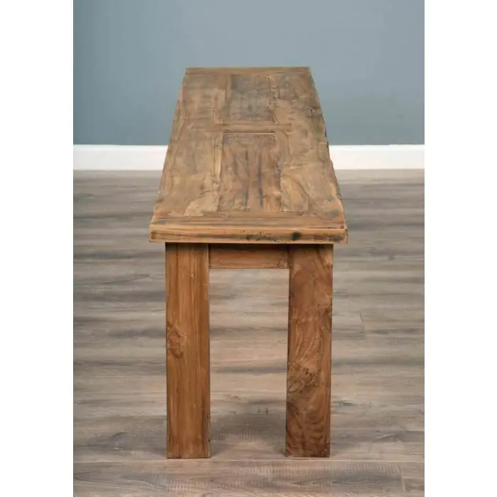 2m Reclaimed Teak Mexico Backless Bench - 1