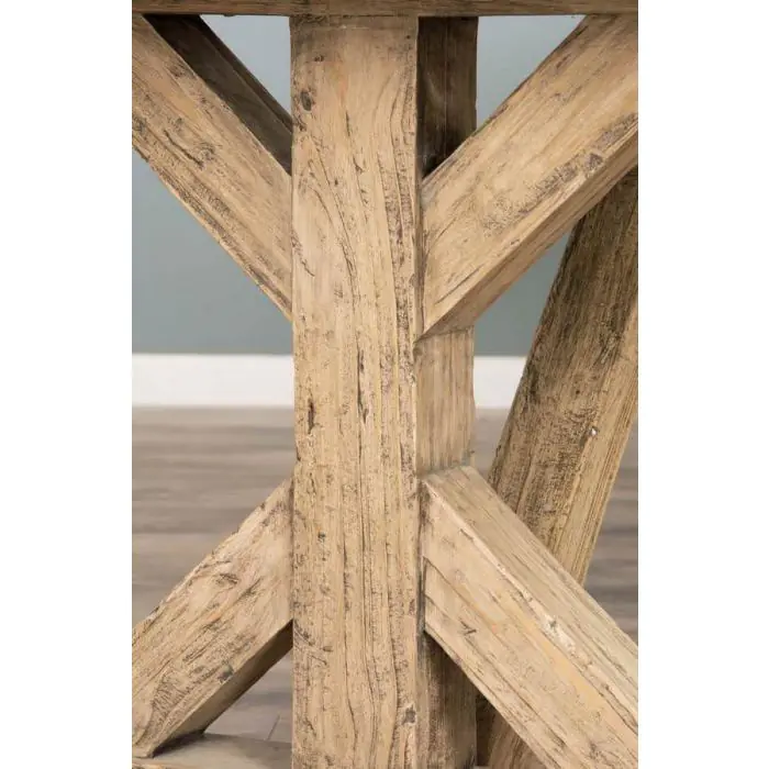 3m Farmhouse Cross Dining Table with 10 Ellena Chairs & 2 Armchairs  - 10