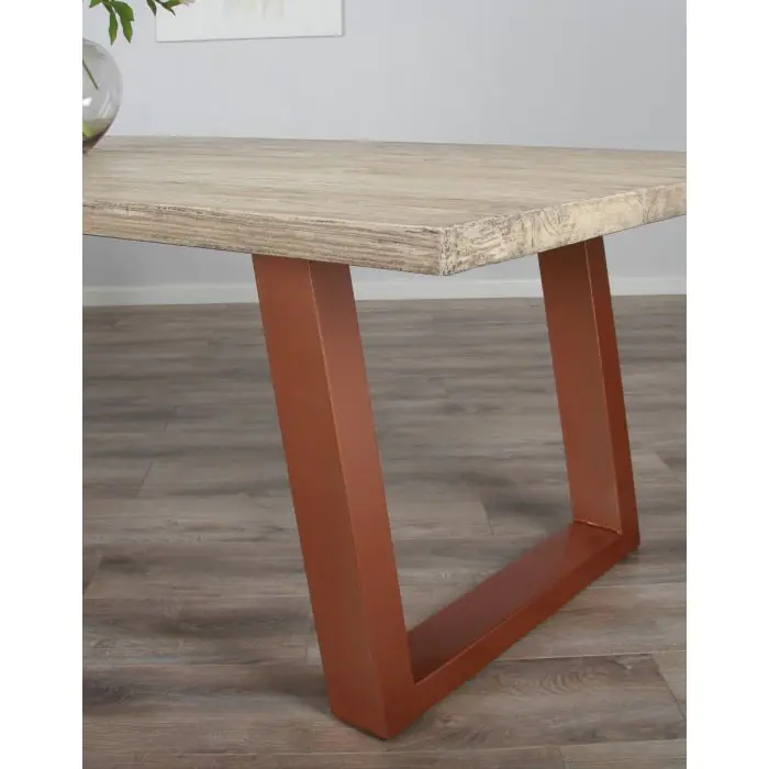 3m Industrial Chic Cubex Dining Table with Stainless Steel Legs & 10 Stackable Zorro Chairs - 13