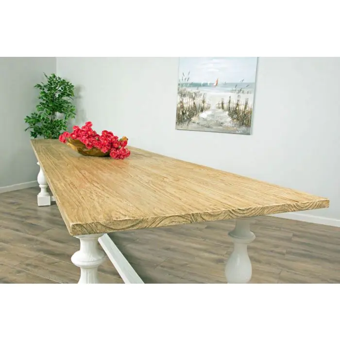  3.6m Ellena Dining Table with 8 Stackable Zorro Chairs & 1 Backless Bench   - 6