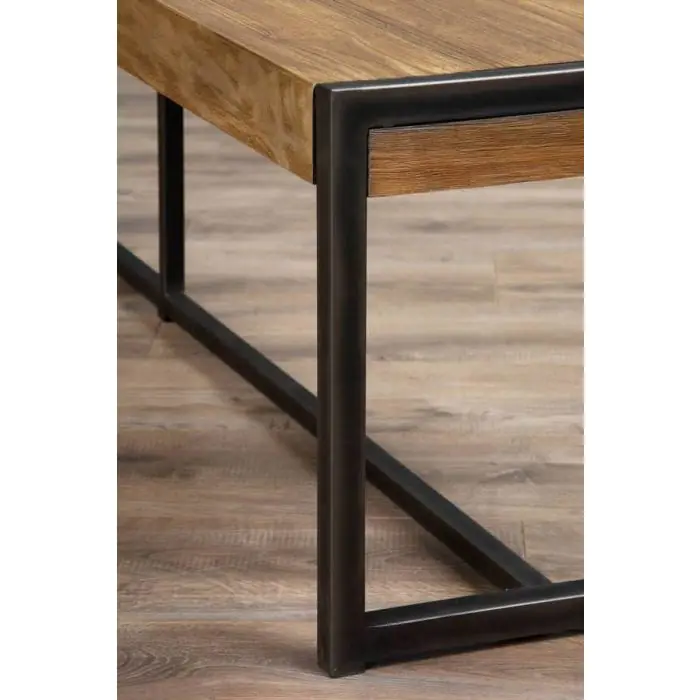 3m Reclaimed Teak Urban Fusion Dining Bench - 8