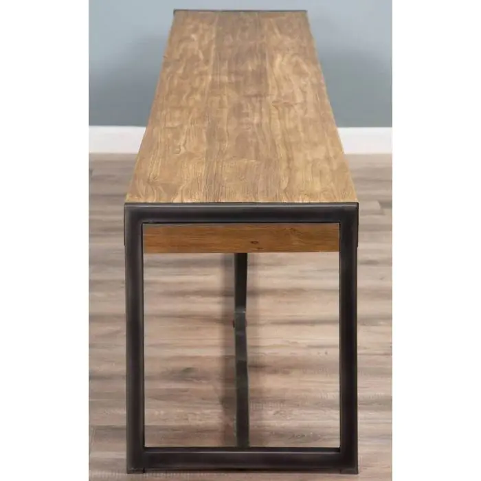 3m Reclaimed Teak Urban Fusion Dining Bench - 7