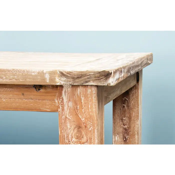 2.6m Reclaimed Teak Mexico Dining Table - 8