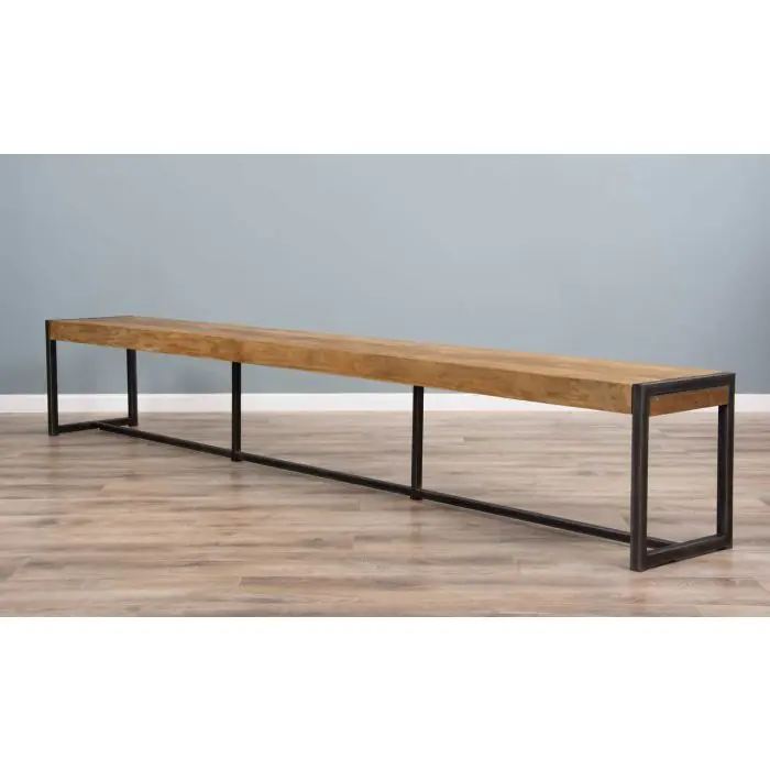 3m Reclaimed Teak Urban Fusion Dining Bench - 3