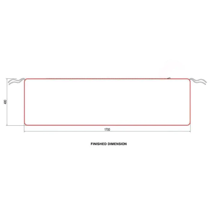 Four Seater Bench Cushion - 4