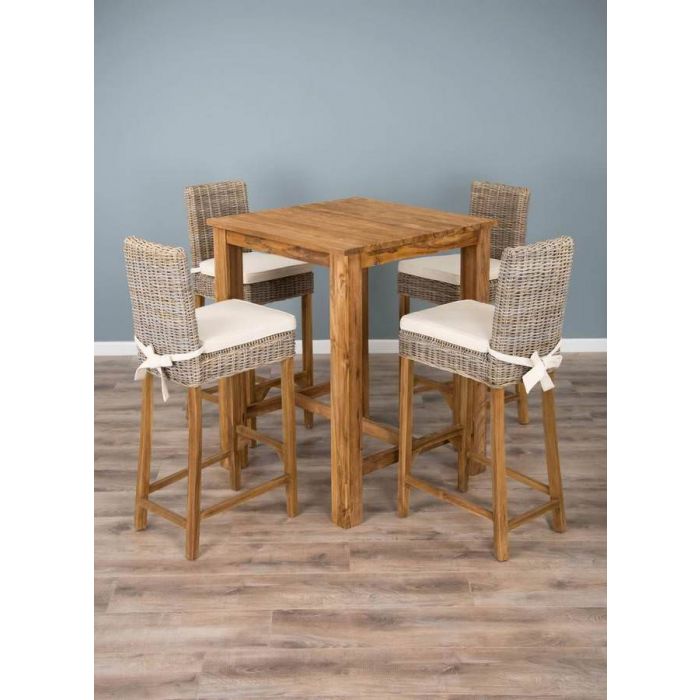 Wicker bar hot sale set outdoor