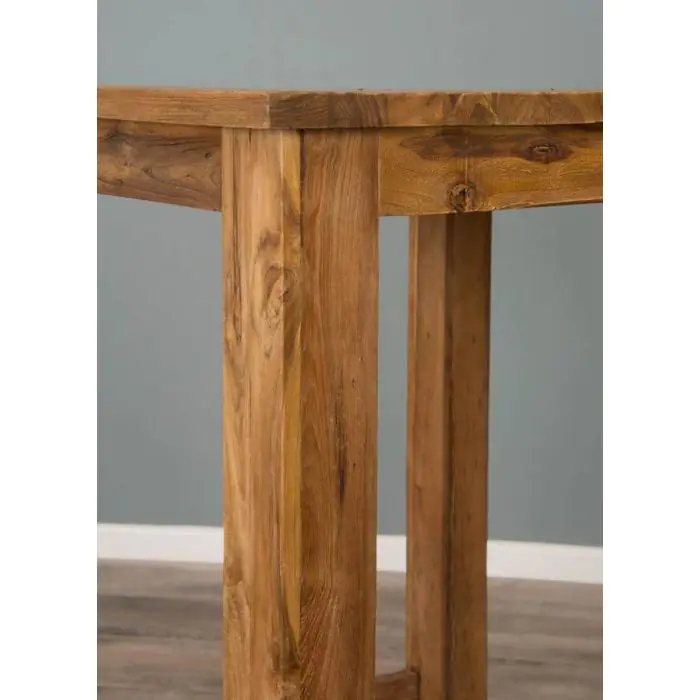 Reclaimed Teak Bar Table - 120cm x 90cm - 4