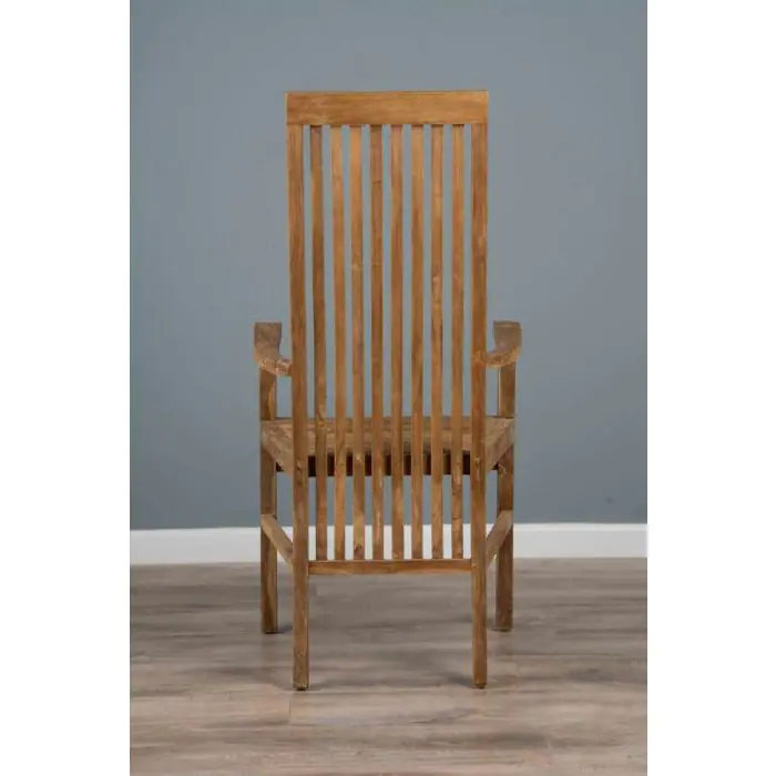 Vikka Reclaimed Teak Dining Armchair - 2