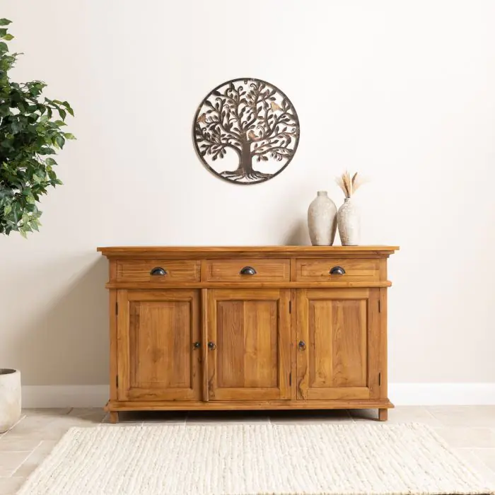 Reclaimed Teak Java Dresser - 3 Door  - 1