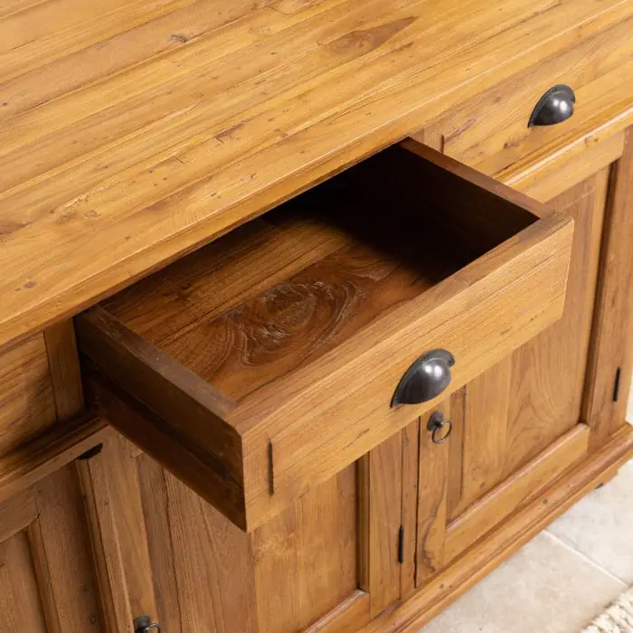 Reclaimed Teak Java Dresser - 3 Door  - 3