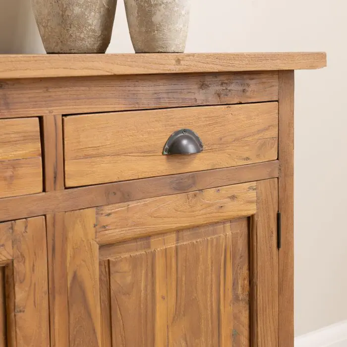 Reclaimed Teak Java Dresser - 4 Door - 2