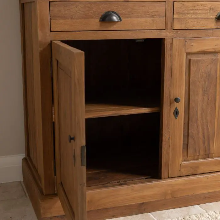 Reclaimed Teak Java Dresser - 4 Door - 4