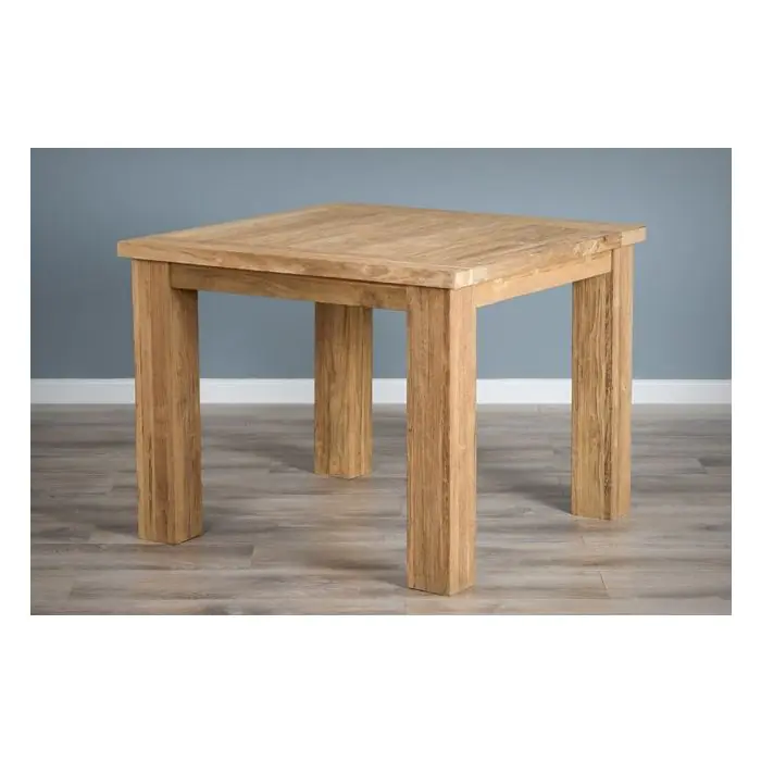 1m Reclaimed Teak Taplock Dining Table with 4 Donna Chairs  - 3