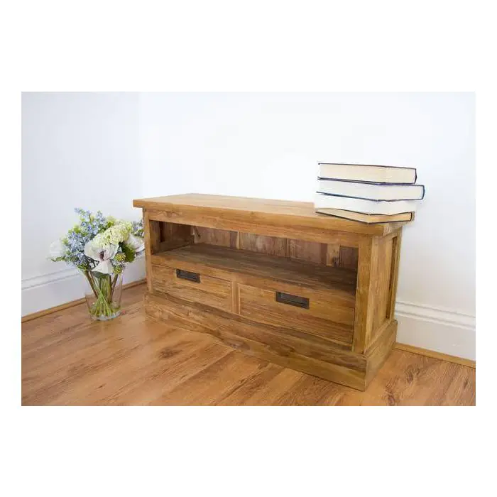 Reclaimed Teak Natural Colonial TV Unit - 2