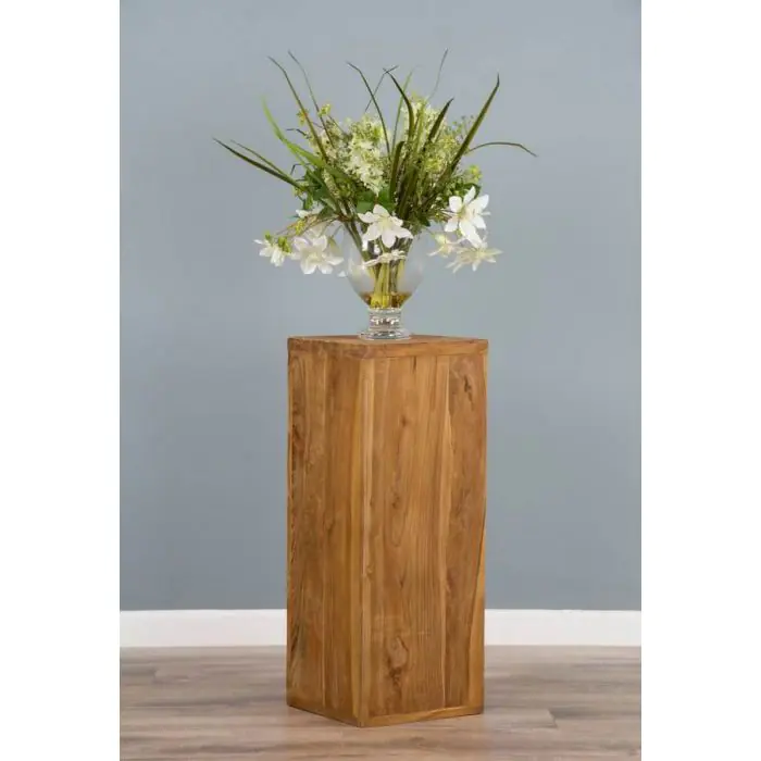 Reclaimed Teak Alana Pedestal - 4