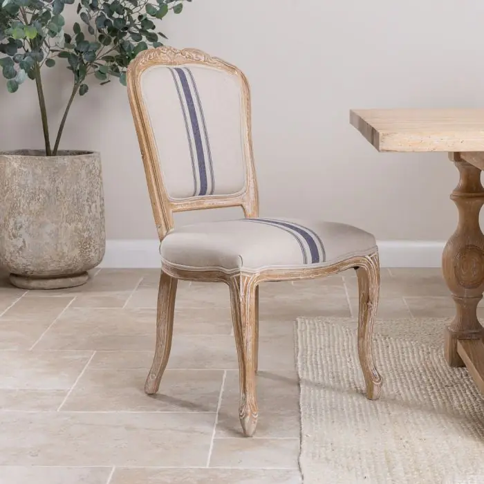 American Oak Solid Dining Table (Light Oak) with 8 Beaumont Dining Chairs - 5