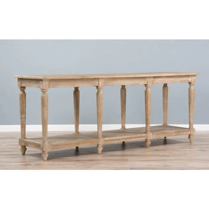 American Oak Grey Wash Sideboard - 5