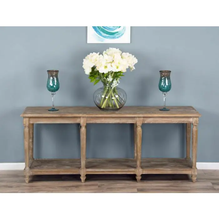 American Oak Grey Wash Sideboard - 2