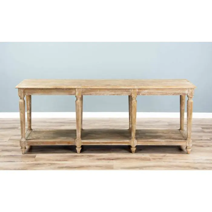 American Oak Grey Wash Sideboard - 4