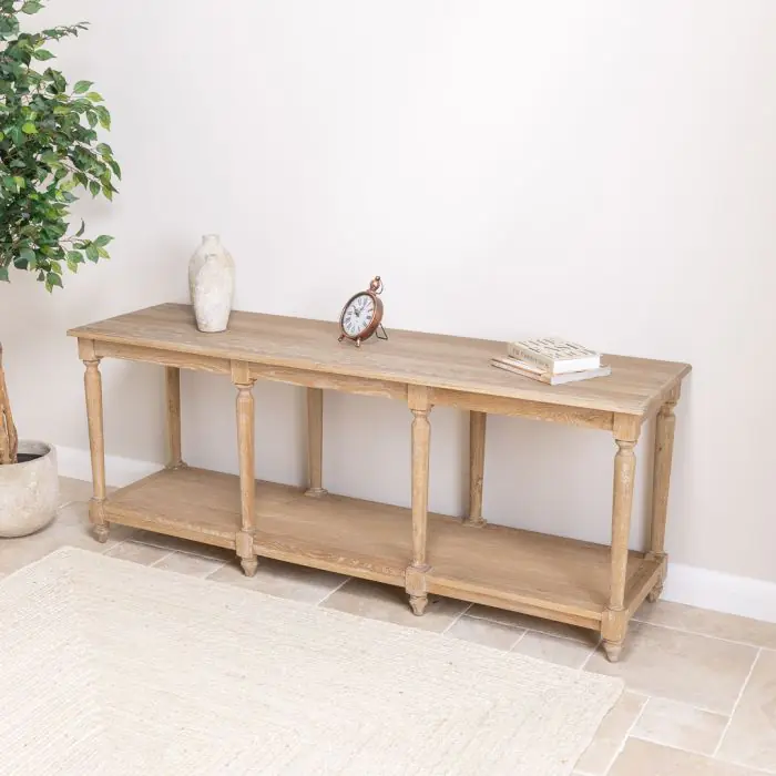 American Oak Grey Wash Sideboard - 2
