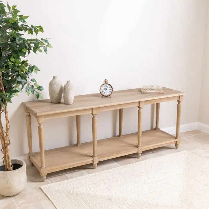 American Oak Grey Wash Sideboard - 3